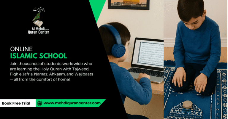 Al Mehdi Center students taking classes
