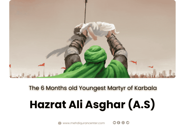 A heart-breaking majlis on the eve of ‘Ashura, honouring the ultimate sacrifice of the youngest martyr of Karbala, Hazrat ‘Ali Asghar ibn Husayn (A.S), the six-month-old infant whose life was taken by Yazid’s army. Surah al-FatihaBismillahir Rahmanir Raheem Tonight is the 10th night of Muharram — the eve of ‘Ashura, a night of unbearable sorrow, pain, and remembrance. It is the last night for the 72 martyrs of Karbala. The last night for fathers with their children. The last night for little Bibi Sakina to sleep near her beloved uncle Hazrat Abbas (A.S) and dearest father Imam Husayn (A.S). Mothers of Karbala: Preparing for the Ultimate Sacrifice The mothers of Karbala’—Umm Laila, Umm Farwah, and Bibi Zainab—sat with their sons: Ali Akbar, Qasim, Aun–Muhammad. They were not comforting them for sleep. They were preparing them for Jihad, for martyrdom, for the preservation of Islam. We salute the courage of these righteous mothers, whose faith stood strong in the darkest night of history. Imam Husayn's Last Address to His Companions Imam Husayn (A.S) gathered his loyal followers in his tent: “Tonight is our last night. Tomorrow is ‘Ashura. You are free to leave. I will forgive you. Escape in the night. Save your lives.” He blew out the candles. Total darkness. When the lights were lit again, not one companion had left. Not even one. They had seen the truth. They stood by Husayn, because Husayn stood by Islam. The Night of Ali Asghar (A.S) – The Youngest Martyr One by one, Husayn’s companions were martyred on the day of ‘Ashura: Aun–Muhammad Hazrat Qasim Hazrat Abbas Ali Akbar By Asr, only Husayn remained. He mounted Zuljana, his horse, and called out: “Is there anyone to help me?” A cry echoed from the tent. Little Ali Asghar (A.S) had fallen from his cradle. He had heard the call. He was answering his father’s cry. Imam Husayn Takes Ali Asghar to the Battlefield Husayn whispered to his infant son. Ali Asghar stopped crying. He smiled. He was ready. Covered in Husayn’s abaa, shielded from the scorching sun, Ali Asghar was taken to the enemy lines. “O soldiers of Yazid! He is only six months old. His mother’s milk has dried. He hasn’t had a drop of water in three days. Give him some water!” There was no answer. No mercy. “Put him on the ground,” Husayn said. “Bring water yourselves.” Still, no one moved. The Jihad of the Infant – A Soldier Without a Sword Husayn said: “My son, you are too small to fight with a sword. Fight with your tongue.” Ali Asghar (A.S) ran his dry tongue over his parched lips. His gaze pierced the hearts of Yazid’s soldiers. Many wept. Umar ibn Sa’ad feared his soldiers would rebel. He ordered Hurmullah: “Shoot! Silence the child!” Hurmullah released a three-pronged arrow — the arrow flew through the air… It struck Husayn’s arm and pierced Ali Asghar’s tiny neck. The Martyrdom of Ali Asghar (A.S) The infant died instantly. Husayn pulled out the arrow. “O Earth, do not absorb his blood or no crops will grow.” “O Sky, do not take his blood or no rain will fall.” So, Husayn wiped the blood of Ali Asghar on his face. Burial of a Baby by His Parents He approached the tents. Seven times, he went forward and turned back. How could he face Umm Rubab? He finally whispered: “Rubab, come and take your little soldier. Ali Asghar has died for the sake of Allah.” Together, they dug a tiny grave behind the tents. Ali Asghar’s grave was watered with Husayn’s tears. Inna Lillahi Wa Inna Ilaih Raja’oon!We are from Allah and to Him we will return! Matam al-Husayn!