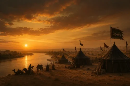 Discover the story of 2nd Muharram, 61 AH — the day Imam Hussain (A.S.) arrived at Karbala with his family and companions, setting the stage for the tragedy of Ashura.