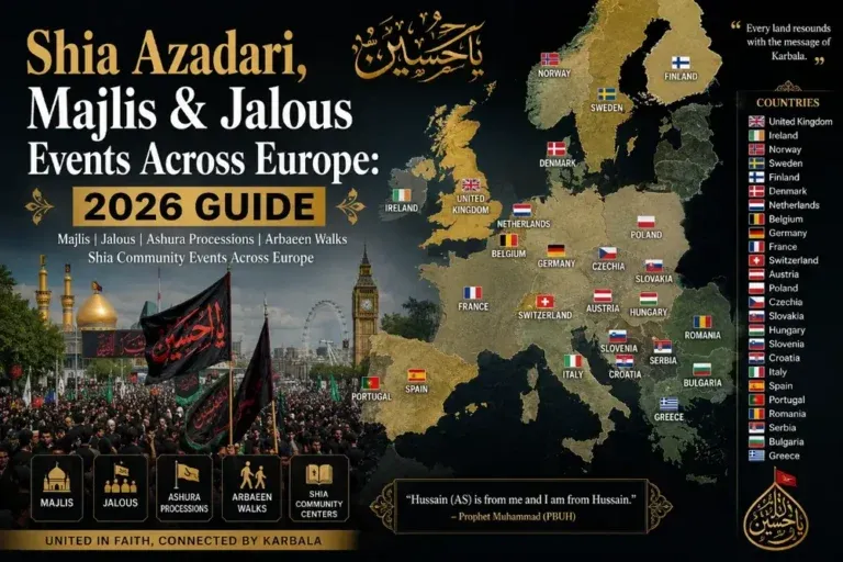 Shia Azadari, Majlis & Jalous Events Across Europe 2026 Guide