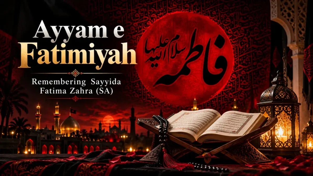 Ayyam e Fatimiyah remembrance of Sayyida Fatima Zahra SA Shia Islam